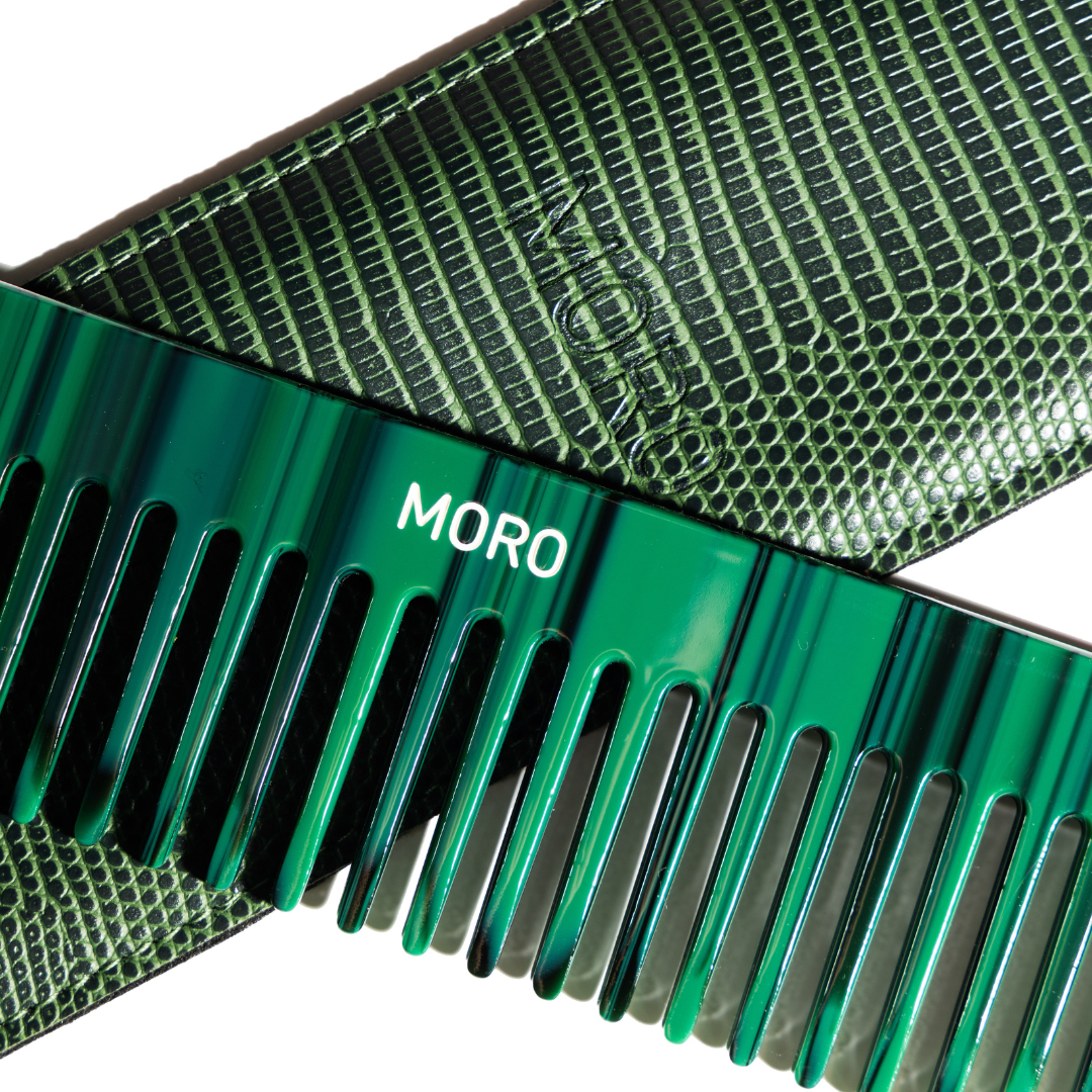MORO Malachite Hair Comb
