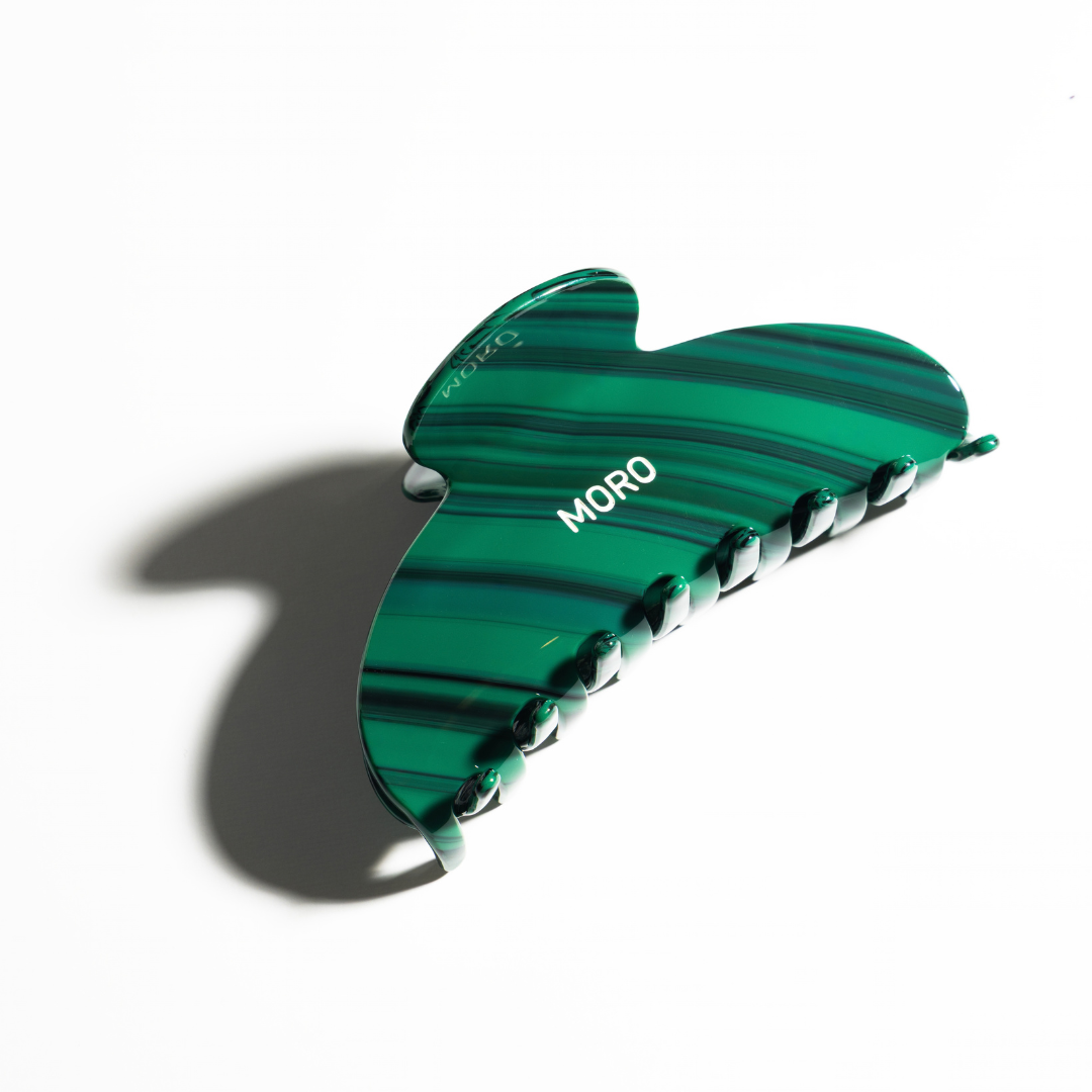 MORO Malachite Hair Claw Clip