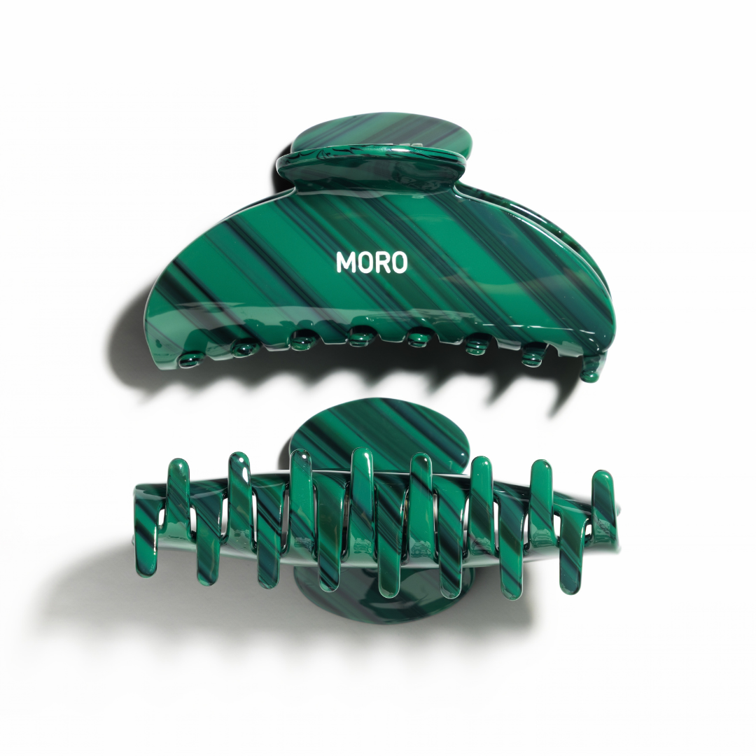 MORO Malachite Hair Claw Clip